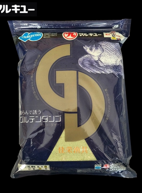 日本进口丸九饵料 GD新款鲫鱼饵黑拉钓野钓竞技黑坑2289鱼饵300克