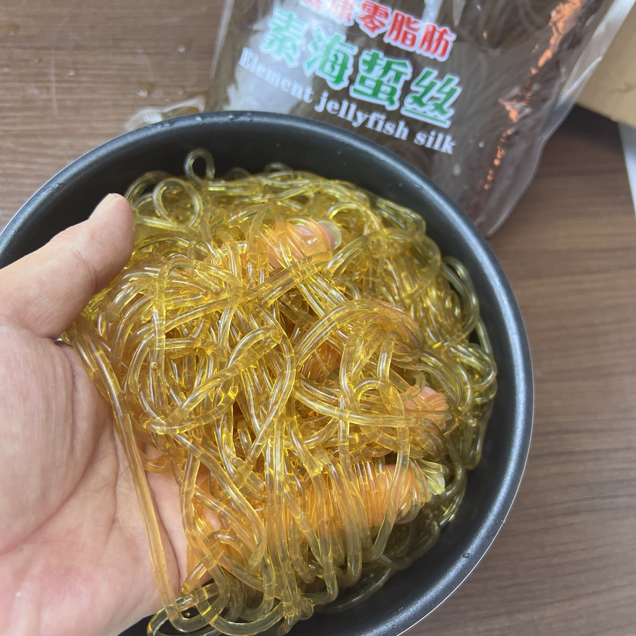 魔芋素海蜇丝5斤凉拌菜麻辣烫火锅冒菜凉拌素食水晶粉丝商用整箱