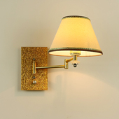 折叠摇臂LED可调光遥控床头卧室书房墙壁灯酒店宾馆工程现代温馨