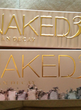 c现货美国urbanDecay naked3代人气经典粉色玫瑰系12色裸妆眼影盘