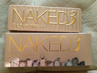 c现货美国urbanDecay naked3代人气经典粉色玫瑰系12色裸妆眼影盘