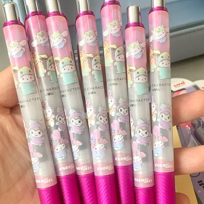 新款pentel派通三丽鸥限定BLN75速干中性笔库洛米美乐蒂限量黑笔