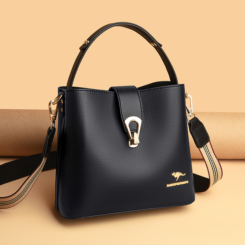 真皮女包水桶包斜挎包妈妈包牛皮