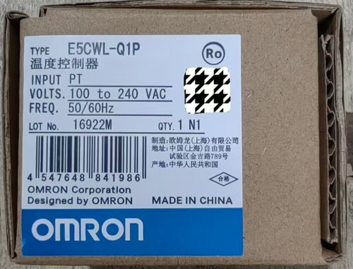 欧姆龙温控器E5CWL-Q1P，固态继电器（SSR）输出一路报警，PT100
