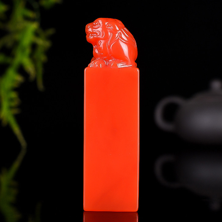 天然和田玉印章雕刻招财貔貅鸡血玉姓名章书画书法章手把件小摆件