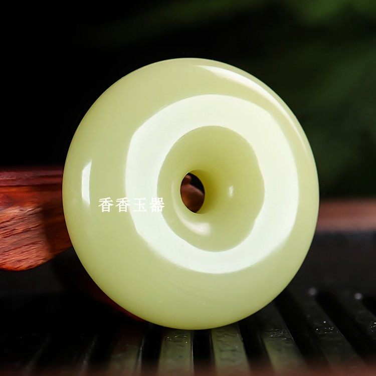 天然和田玉青白玉平安扣吊坠男款项链女士毛衣链玉坠平平安安挂坠,珠宝/钻石/翡翠,颈饰,淘宝优惠券,粉丝福利购,淘宝优惠卷