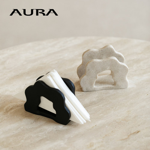 AURA波浪造型纸巾座简约摆件