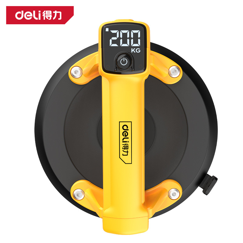 得力数显玻璃吸盘拆装专用安装强吸附工具瓷砖地砖吸提器DL-XP24