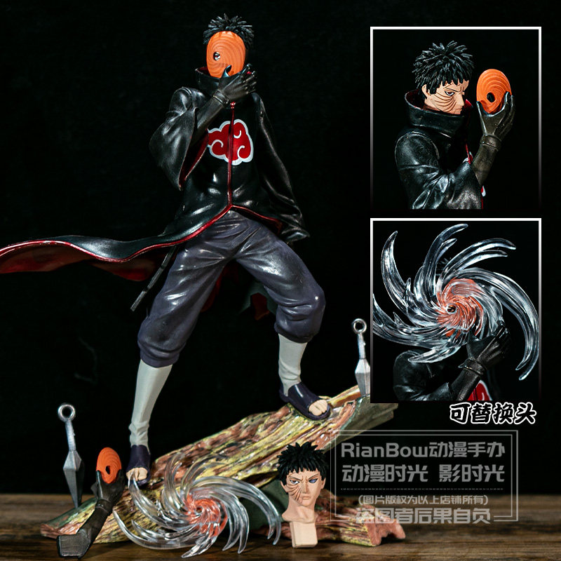火影忍者cs宇智波带土阿飞双头雕gk晓组织角都蝎手办模型摆件雕像