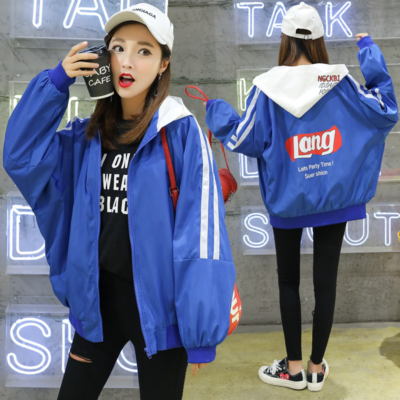 春秋外套女韩版学生2019新款潮春装宽松棉衣百搭原宿bf港风棒球服在类目 女装/女士精品, 短外套中 - 来自Buy2taobao.com提供专业的淘宝代购服务