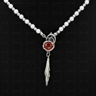 恋与深空夏以昼周边春日卡浮花以载同人乙游周边谷子珍珠项链轻奢