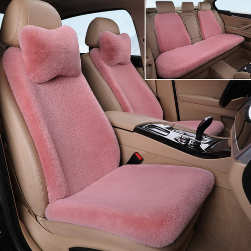 汽车坐垫冬季毛绒加厚保暖小蛮腰