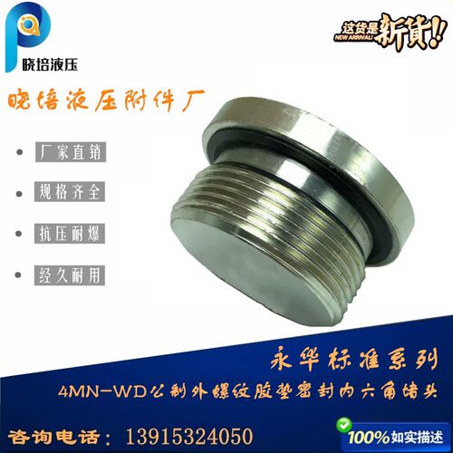 耐高压外螺纹浙江堵头