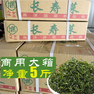 净重5斤长寿菜马尾藻海草鞭炮笋羊栖长寿菜麻辣烫火锅串串香商用