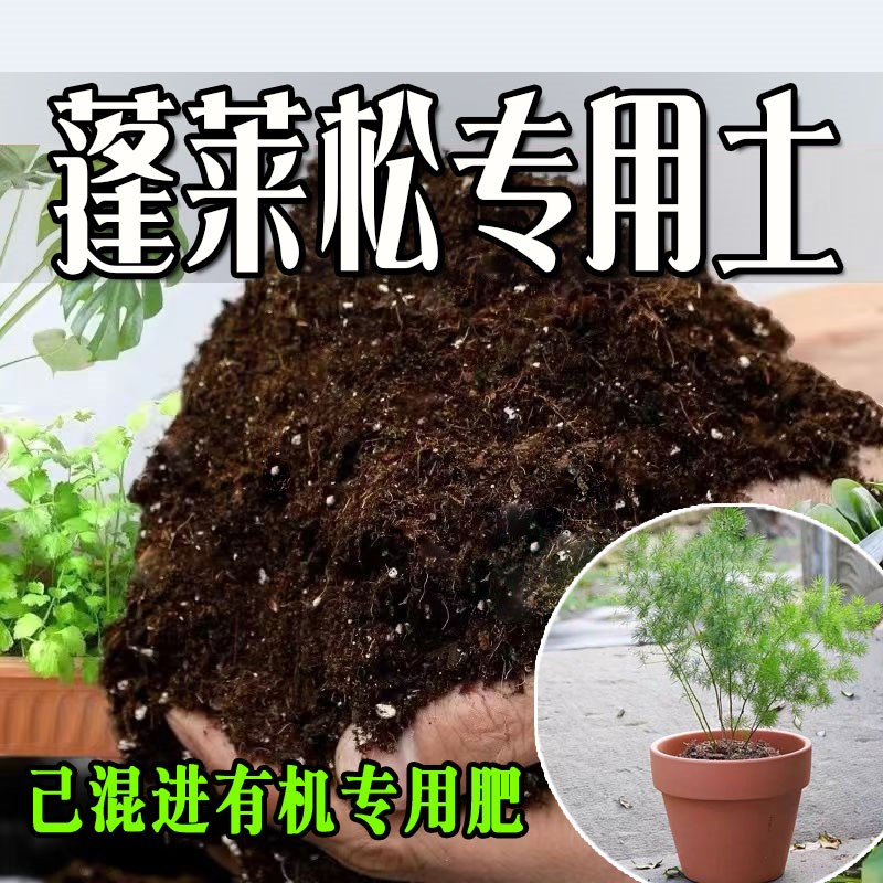 蓬莱松专用轻质基质土种植土科学配比促开花育苗盆栽土有机多肉