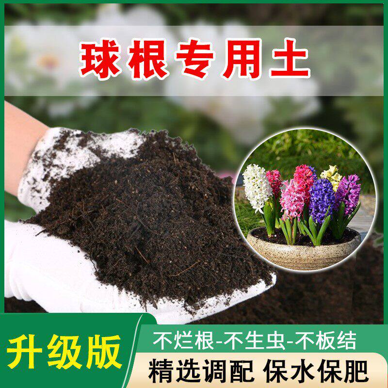 种球球根植物专用营养土百合朱顶红通用种球介质有机肥料种植土壤