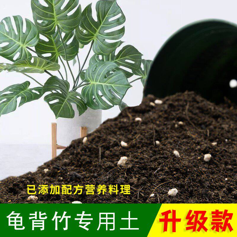 龟背竹专用土盆栽有机营养土酸性优质腐殖室内泥碳土绿植种植肥土