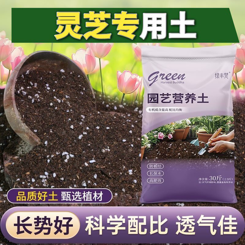 灵芝专用腐叶土高温灭菌保水锁肥菜园包邮进口防黄叶观叶有机土