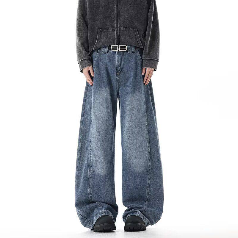 1506/Q5020/P78小尼力美式复古弯刀裤男牛仔裤宽松阔腿长裤2，男装牛仔裤，星座1506