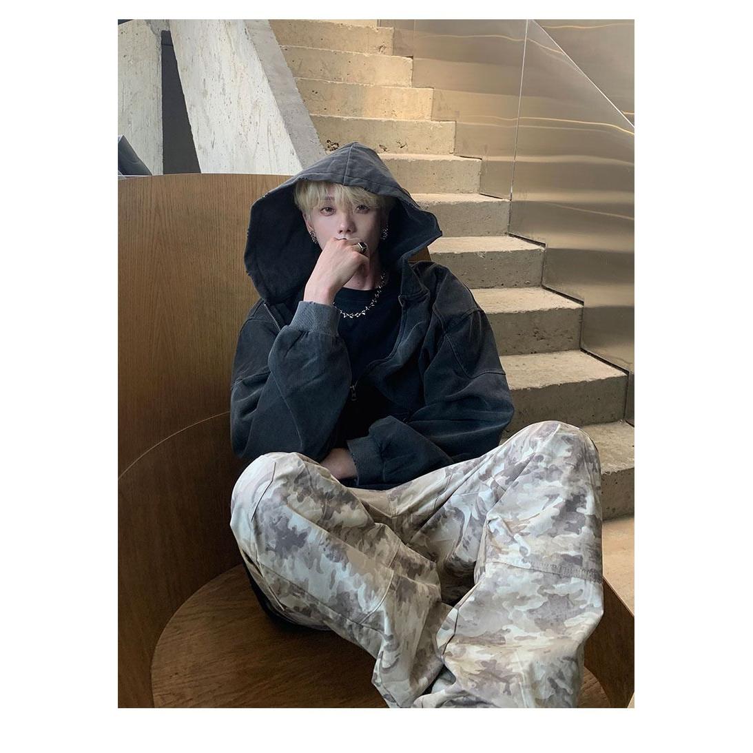 1506/QA2380/P73美式连帽拉链秋季新款宽松百搭外套上衣2,女装短外套,星座1506