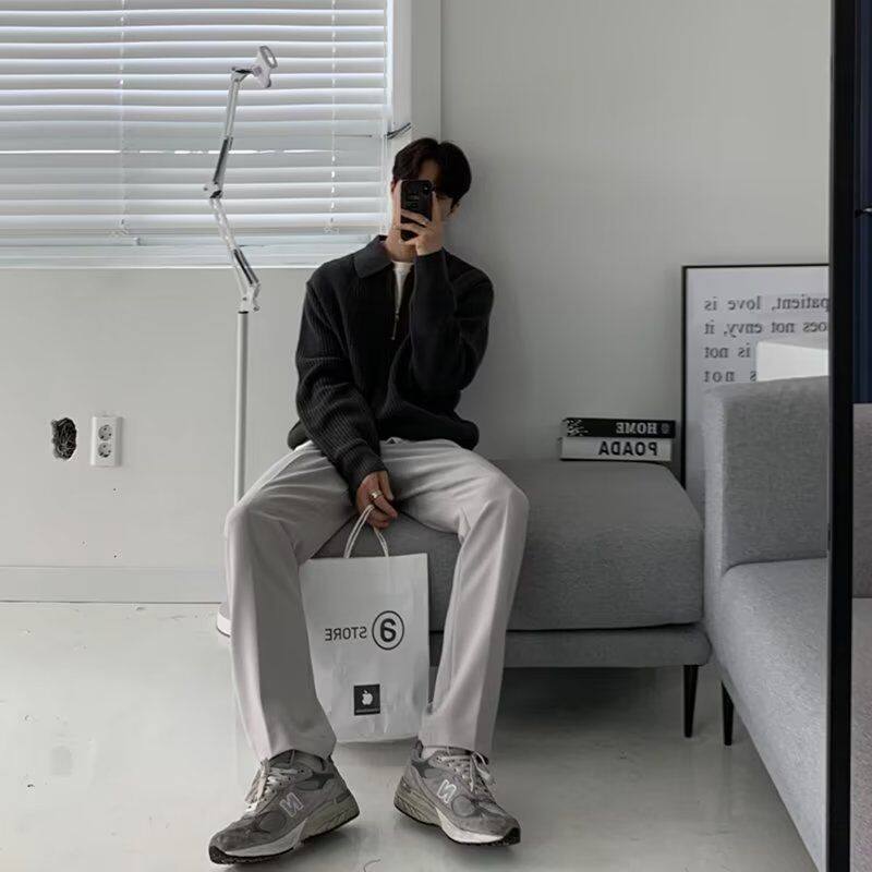 1506/Q16070/P51春秋季翻领毛衣男长袖t恤休闲上衣男士1,男装T恤,星座1506