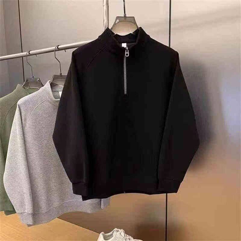 1506/QT4070/P41秋冬新款卫衣美式复古休闲慵懒风V领针织衫男纯色，男装针织衫/毛衣，星座1506