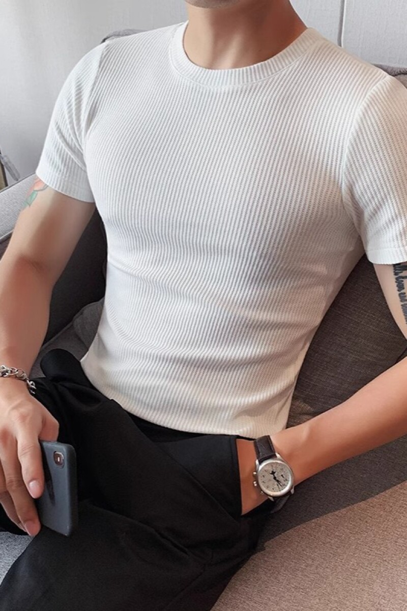 1506/QT8640/P28夏季男韩版潮修身男士百搭短袖t恤1,男装T恤,星座1506