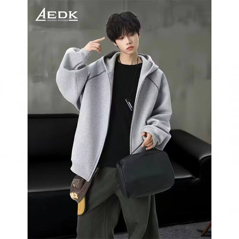 1506/QJ7560/P52新款卫衣港风宽松简约连帽卫衣开衫1，男装卫衣，星座1506