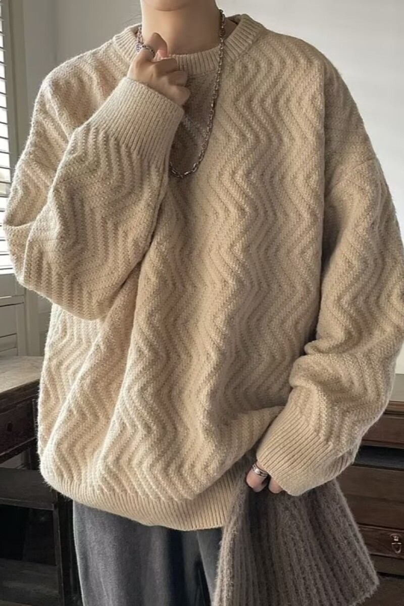 1506/QMY5110/P43长袖毛衣男款秋季高级感痞帅针织衫上衣,男装针织衫/毛衣,星座1506