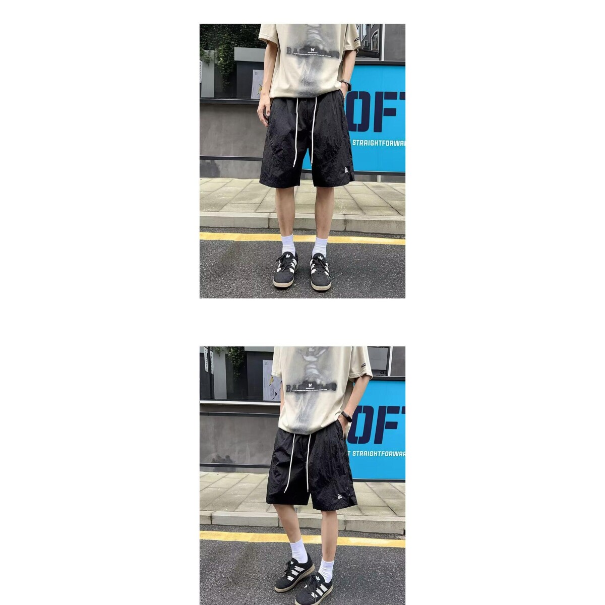 1506/QD11180/P36夏季美式短裤男潮牌薄宽松大码运动休闲五分裤子,男装牛仔裤,星座1506