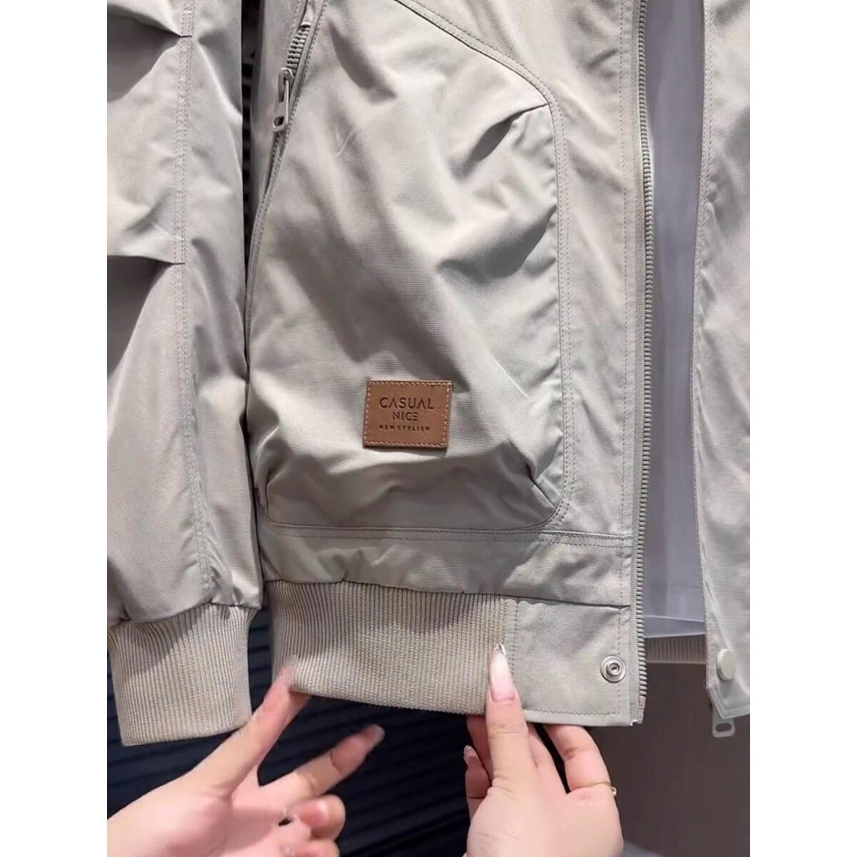 1506/Q76520/P64棒球服夹克男2025秋季新款潮牌工装飞行员外套1,男装夹克,星座1506
