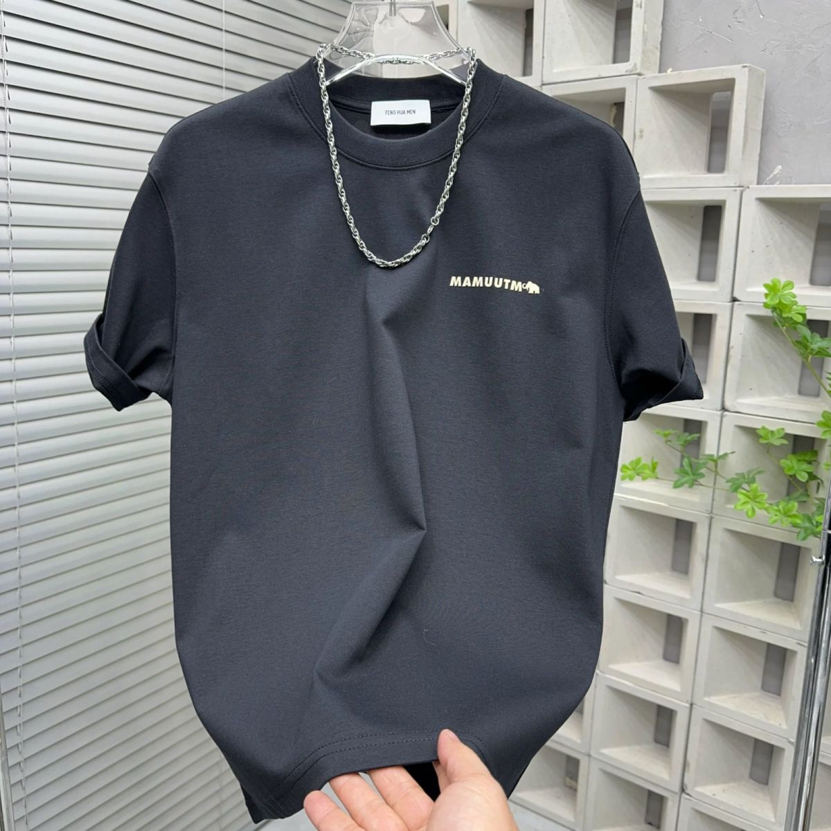 1506/Q231/P37短袖t恤男潮牌欧美嘻哈风圆领打底衫上衣夏2025年潮,男装T恤,星座1506