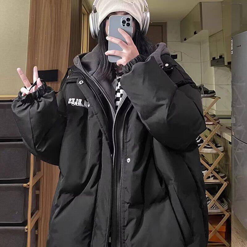 1506/MY106/P70美式oversize棉服男女冬季学生假两件加厚棉衣棉袄,男装棉衣,星座1506