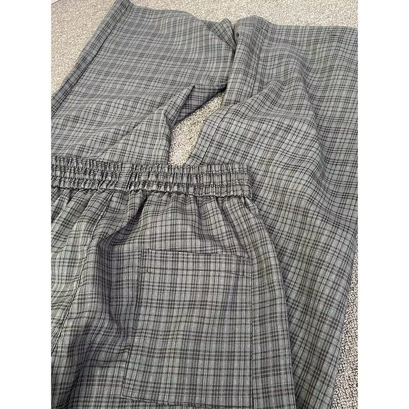 1506/QK1050/P36宽松休闲裤男百搭裤子薄款坠感阔腿拖地长裤,男装休闲裤,星座1506