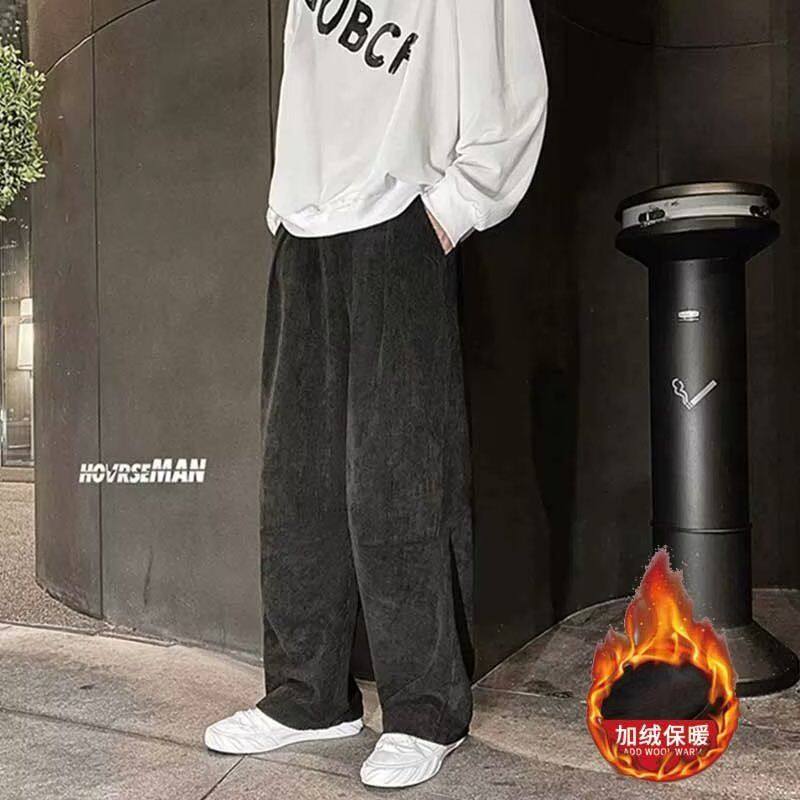 1506/QMK0050/P34灯芯绒休闲裤子男秋季新款百搭直筒阔腿裤1,男装休闲裤,星座1506