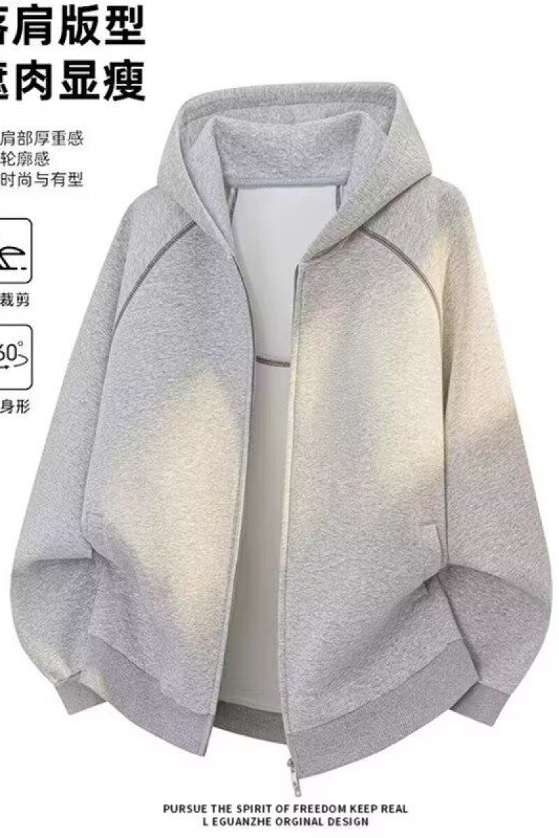 1506/QJ7560/P52新款卫衣港风宽松简约连帽卫衣开衫男女同款1,男装卫衣,星座1506
