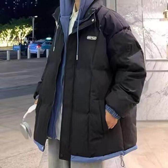 1506/QMY200/P69新款冬季纯色棉服立领拉链宽松棉衣加厚外套2,男装棉衣,星座1506