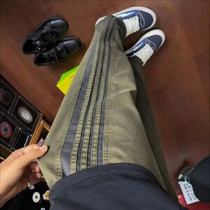 1506/QY420/P38新款宽松休闲裤男韩版潮流百搭裤子拖地长裤2图片