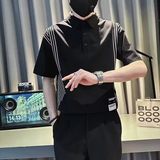 1506-1/TB201/P34翻领短袖polo衫男潮夏季t恤韩版修身百搭体恤，男装T恤，星座1506