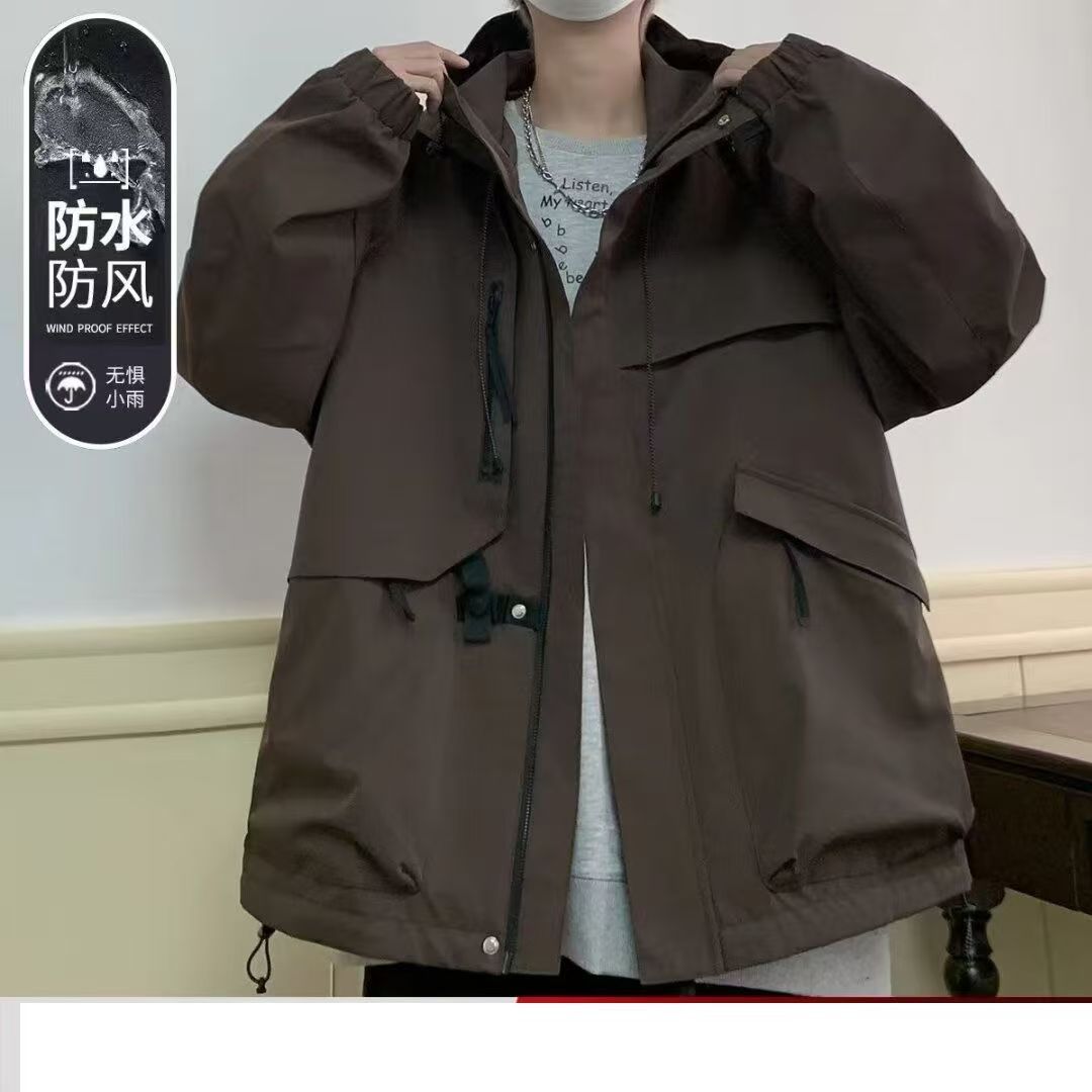 1506/QWT180/P70秋季新款潮牌痞帅连帽机能冲锋衣工装夹克外套,男装夹克,星座1506