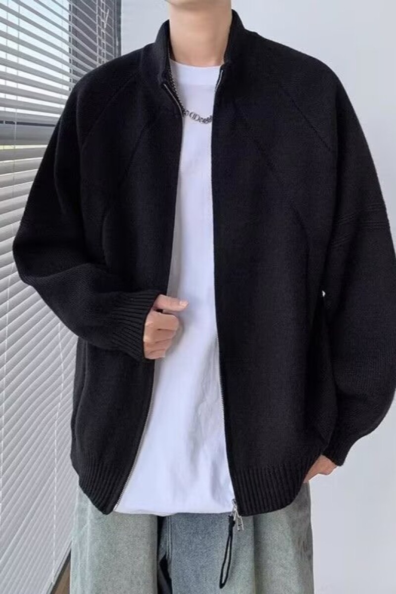 1506/M2241/P52美式双拉链开衫毛衣男生休闲设计感针织外套2,男装针织衫/毛衣,星座1506