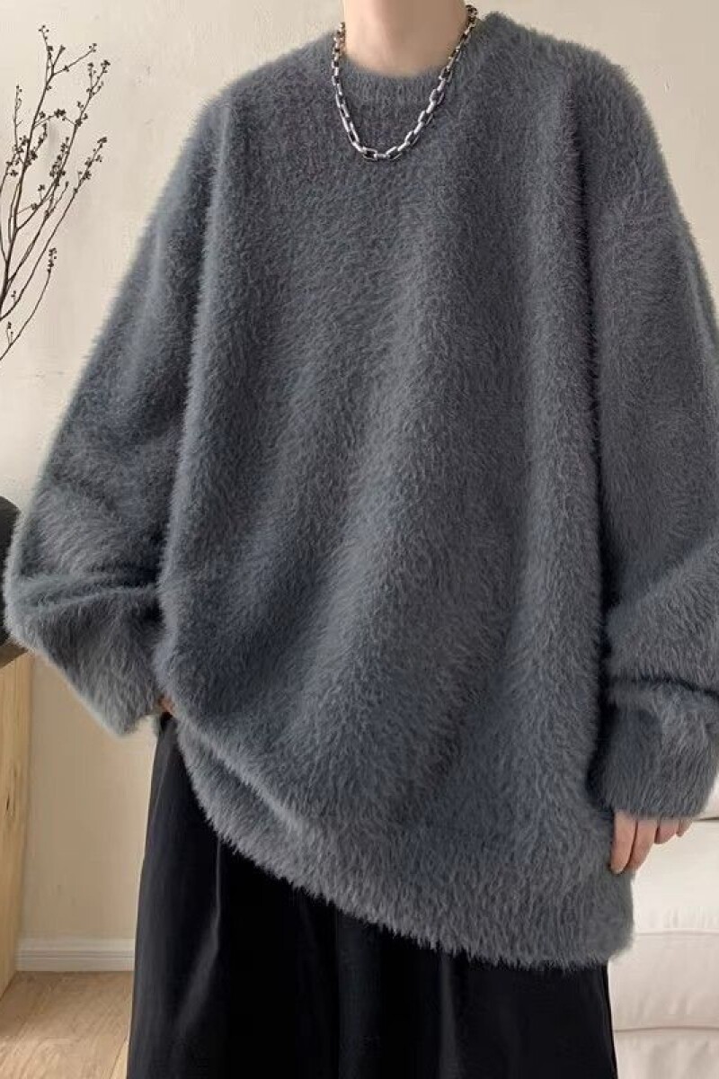 1506/QL0170/P53秋冬季新款圆领水貂毛毛衣男毛线衣1,男装针织衫/毛衣,星座1506