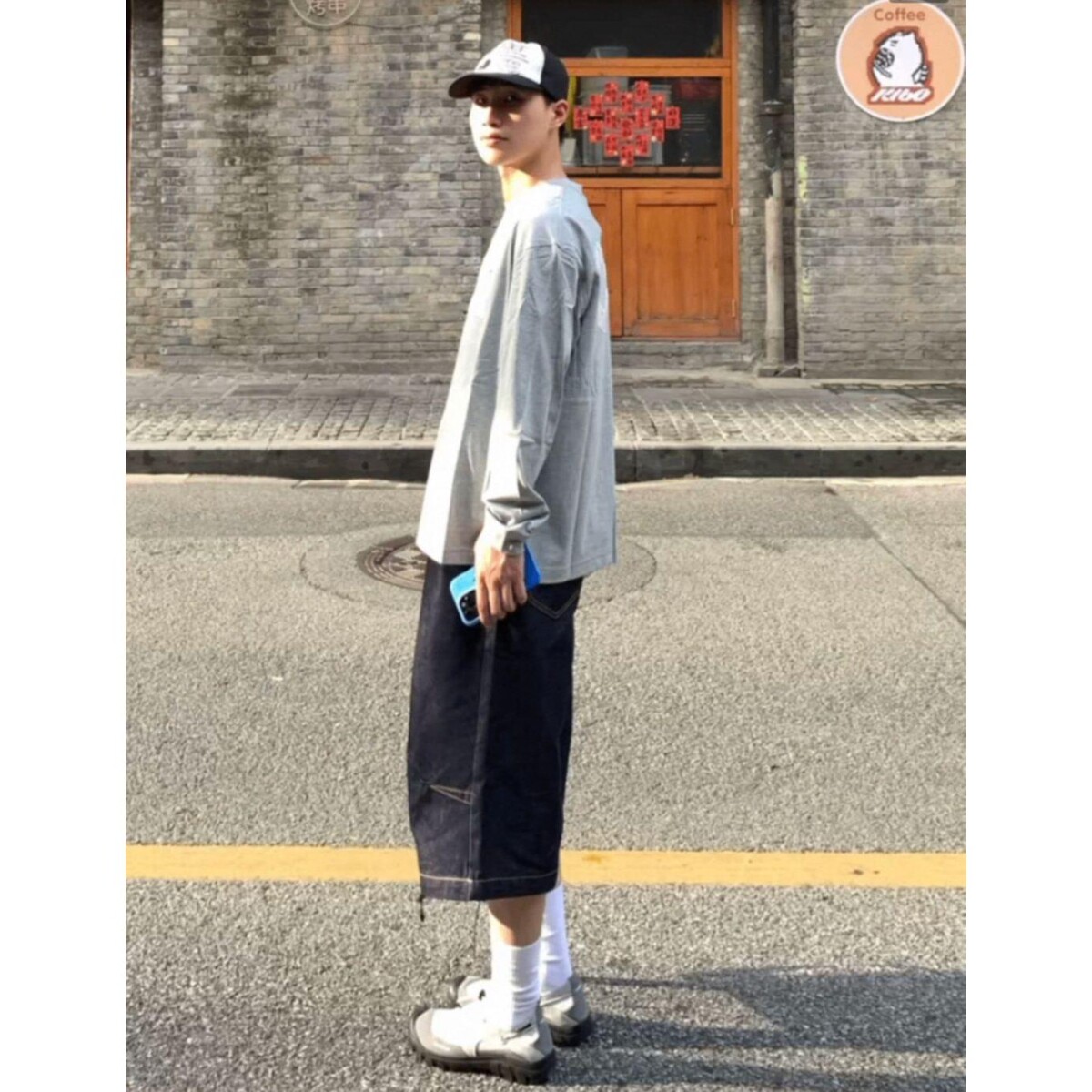 1506/Q10720/P48束口长袖小香风刺绣2025年韩版潮流原宿风卫衣,男装卫衣,星座1506