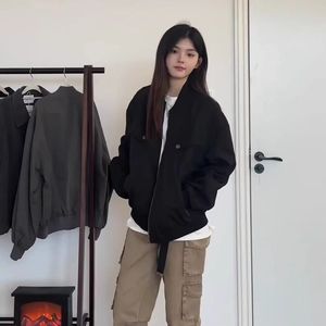 1506/QWT560/P66美式复古工装夹克男女秋季休闲宽松做旧外套潮牌1图片