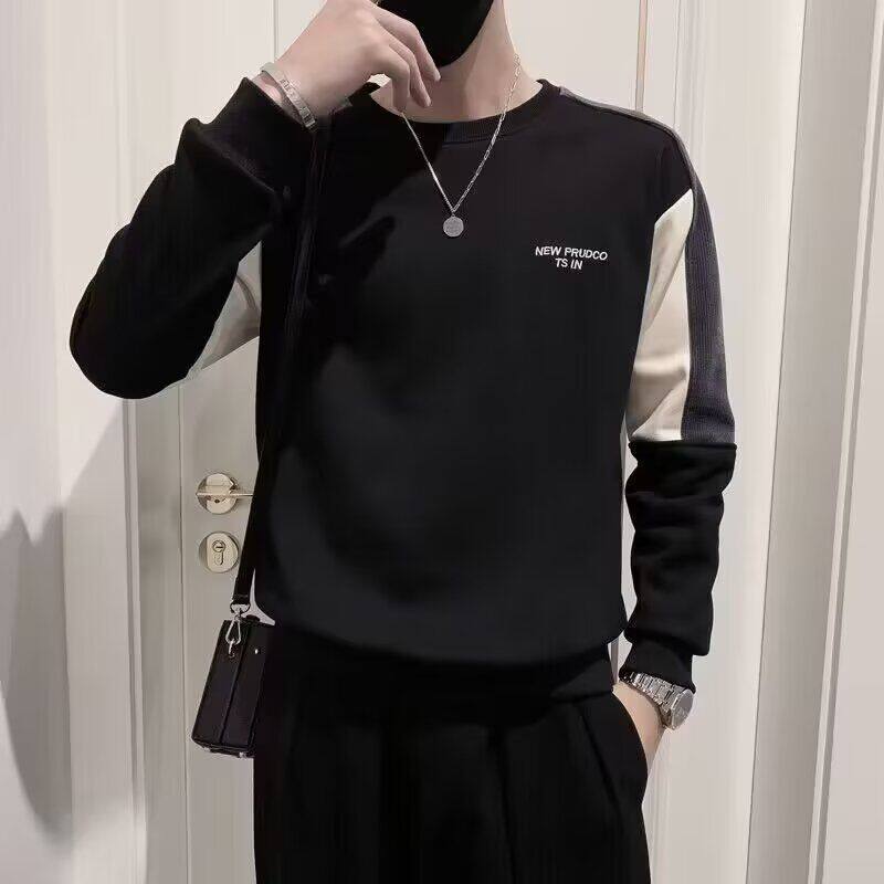 1506/QA0020/P36印花秋冬卫衣男春秋季韩版新款圆领宽松上衣,男装卫衣,星座1506