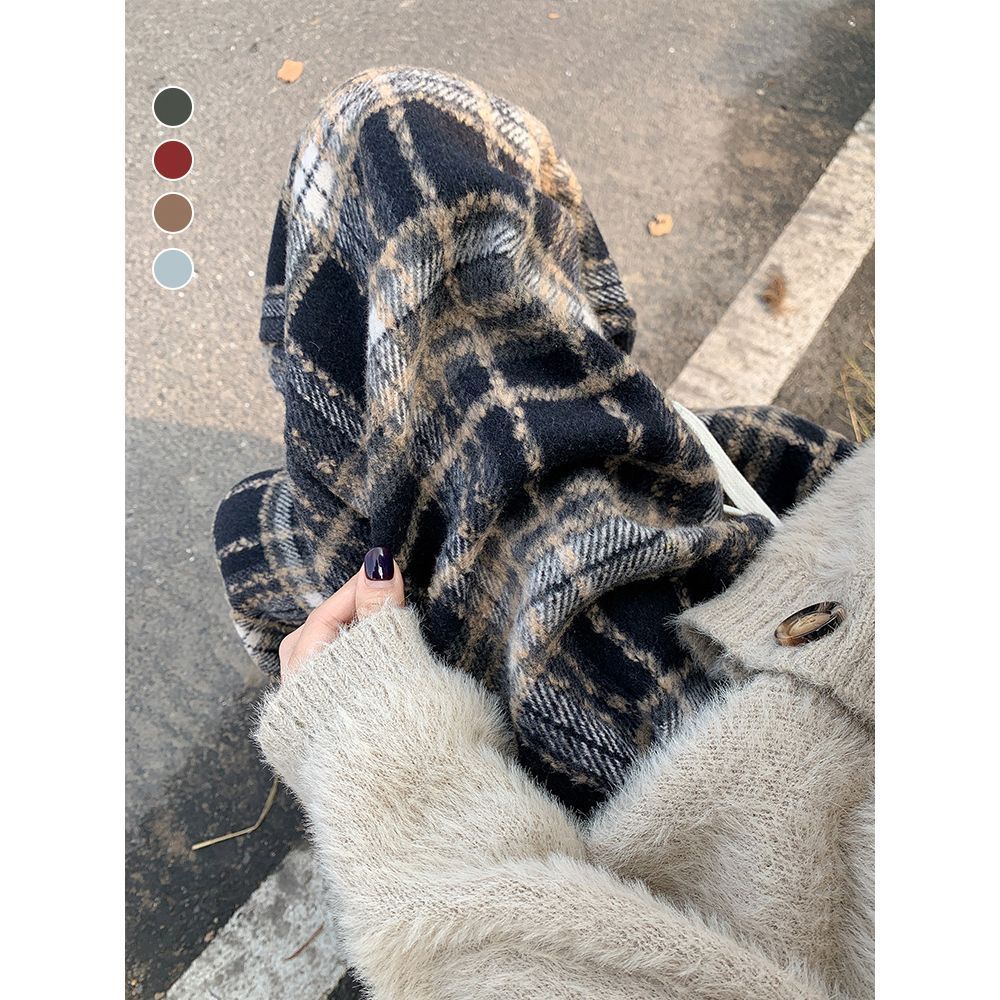 1506/QCL-B4750/P44春秋季美式复古宽松直筒呢料阔腿休闲长裤子2,男装休闲裤,星座1506
