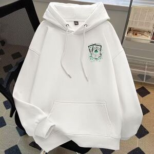 1506/QB540/P39卫衣男连帽春秋季风宽松潮牌字母印花百搭外套2图片