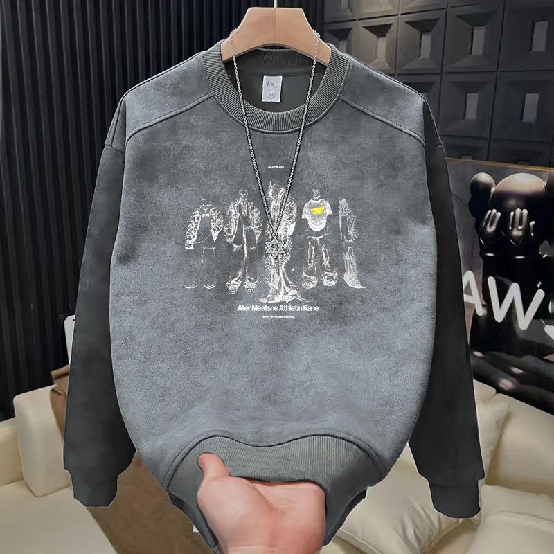1506/QC800/P40春秋季长袖卫衣男士潮流美式运动休闲上衣3,男装卫衣,星座1506
