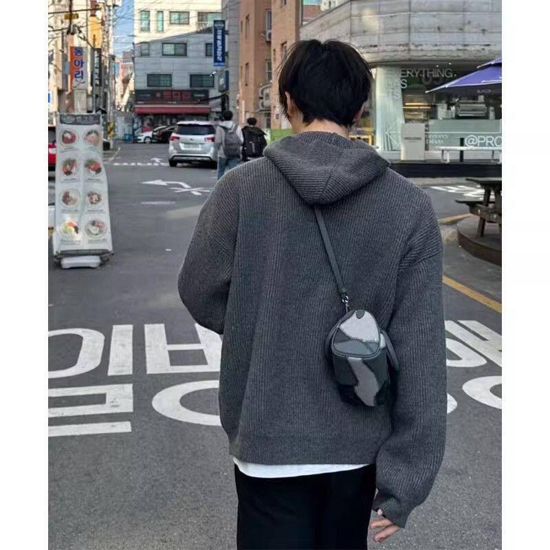 1506/QL1080/P62新款拉链连帽毛衣男女宽松高级感季针织开衫外套1,男装针织衫/毛衣,星座1506