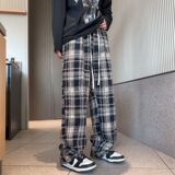 1506/QCL-B4750/P44男春秋季美式复古宽松直筒阔腿休闲长裤子1，男装休闲裤，星座1506